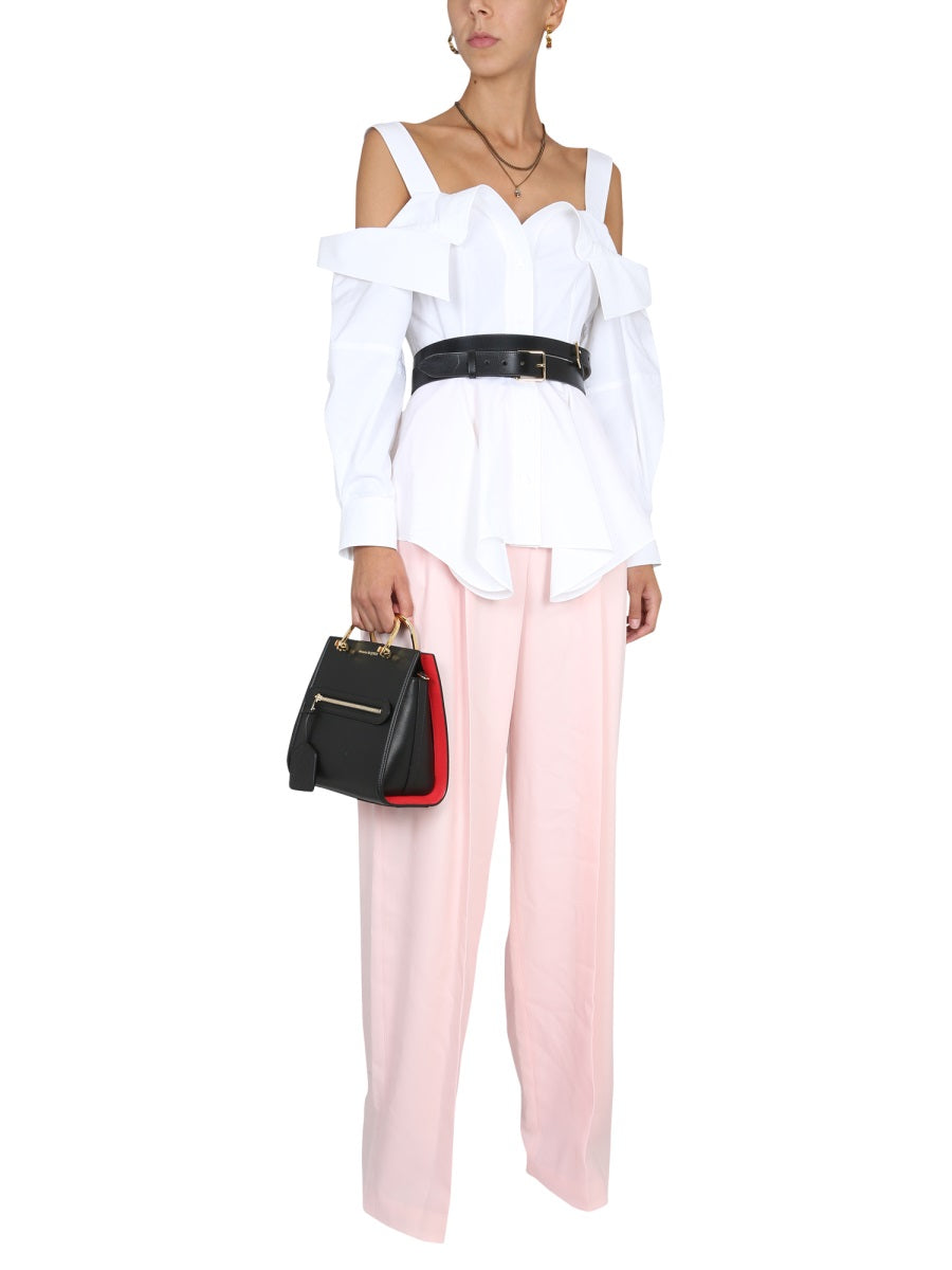 Alexander McQueen Pants? Alexander Mcqueen Women Wide Leg Pants Tailored Everyday Designer Pants