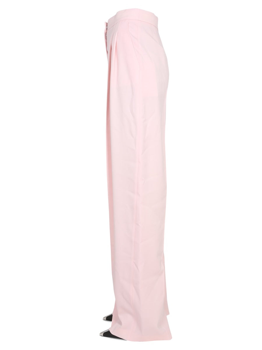 Alexander McQueen Pants- Alexander Mcqueen Women Wide Leg Pants Premium Designer Casual Trousers