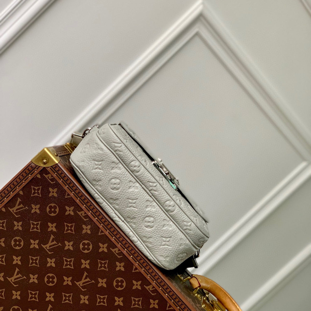 Louis Vuitton Bags- Louis Vuitton Lou S-lock Messenger Bag Elegant Everyday Designer Handbag