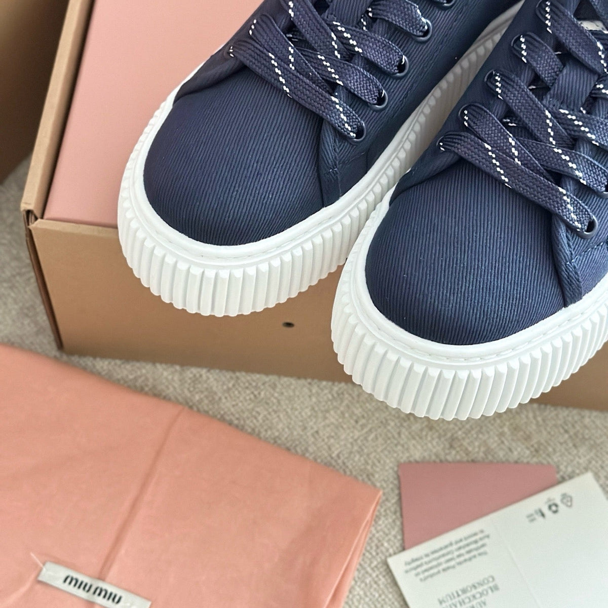 Shoes- Miu M Trainers Premium Designer Casual Shoes