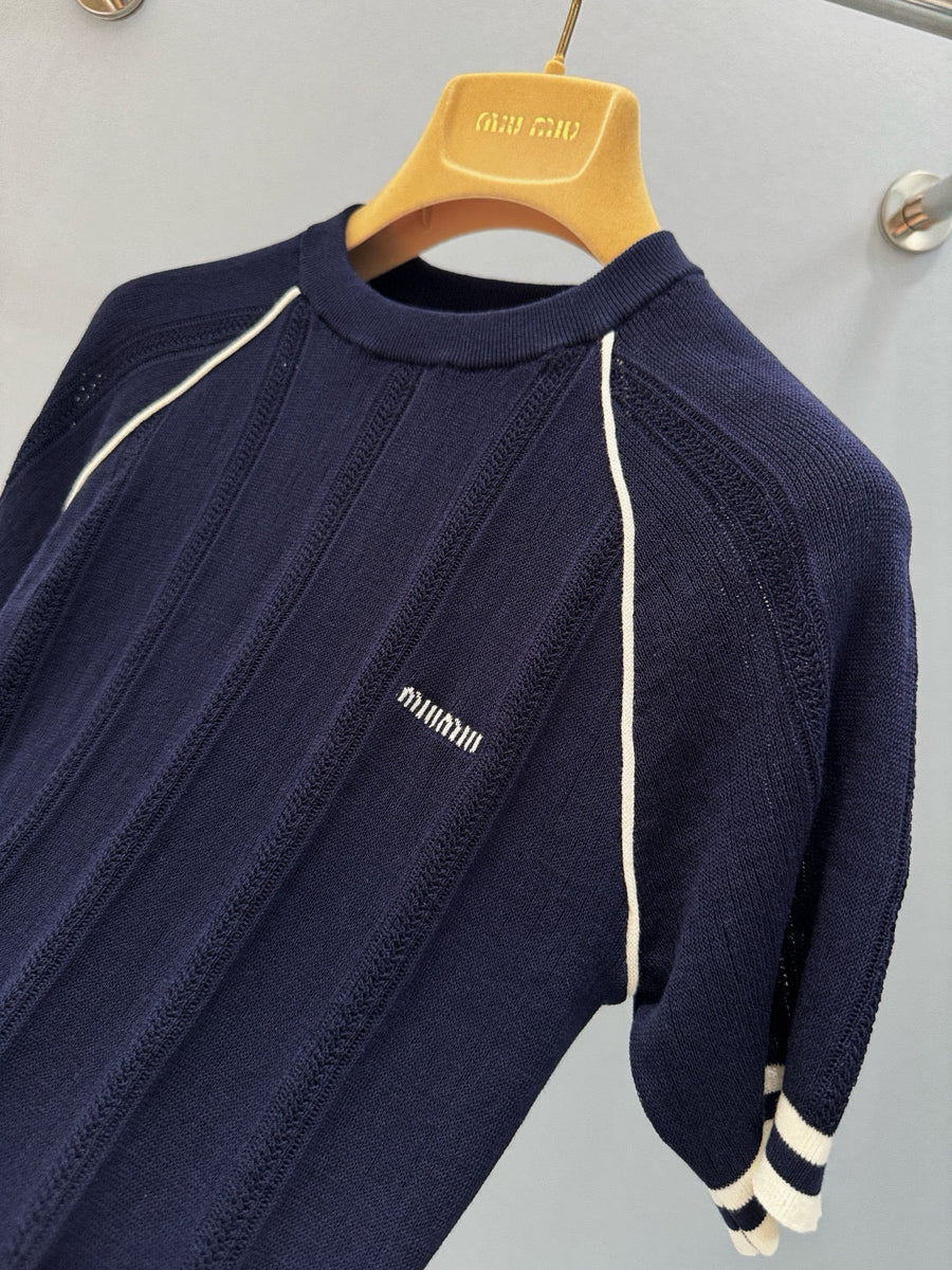 Tops- Miu M Top Elegant Everyday Designer Top