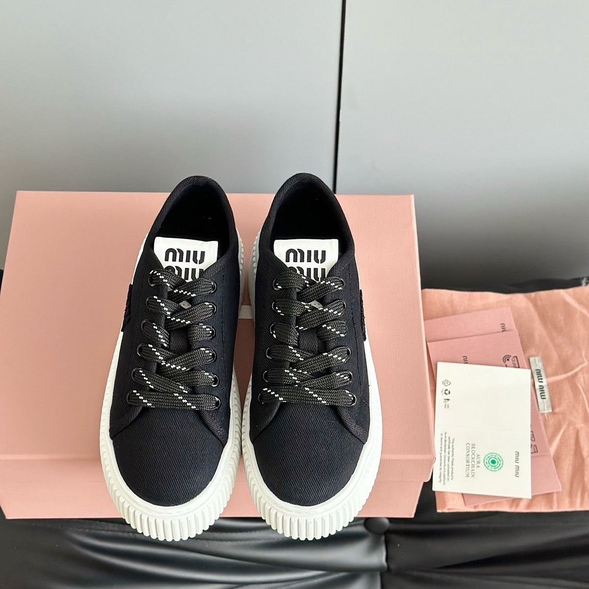 Shoes- Miu M Trainers Premium Designer Casual Shoes