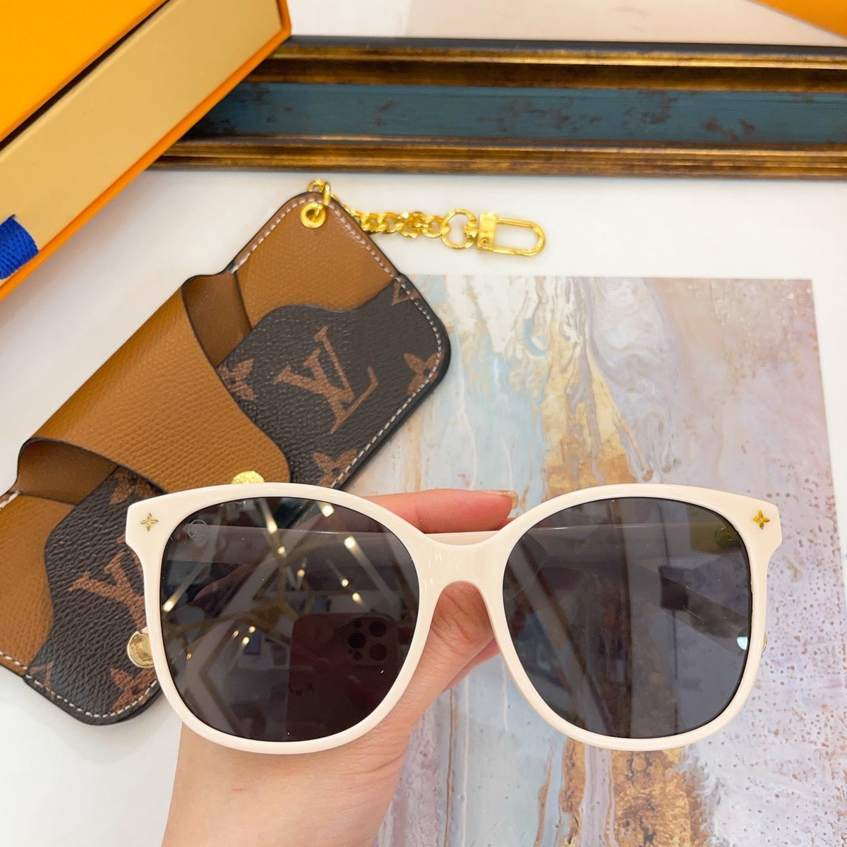 Louis Vuitton Sunglasses- Louis Vuitton Lou Sunglasses Premium Fashion Designer Sunglasses