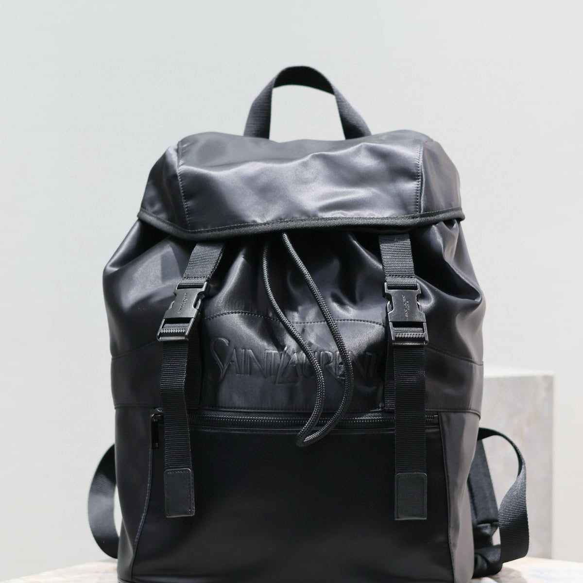 Saint Laurent Bags- Saint Laurent Leather Backpack Premium Designer Shoulder Bag