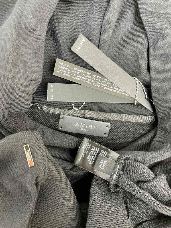 Amiri luxury hoodie detail shot