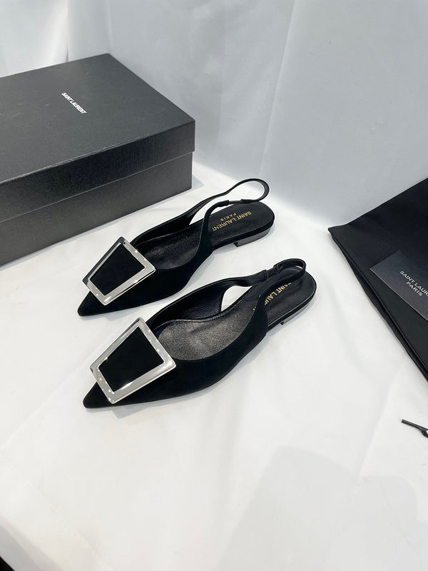 Side profile view of Saint Laurent luxury piece style No.111