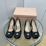 Three-quarter angle view of Miu Miu luxury piece style No.107