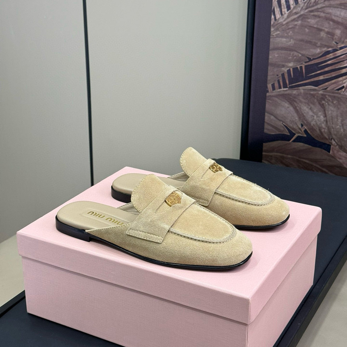 Shoes- Miu M Loafers Premium Designer Casual Shoes