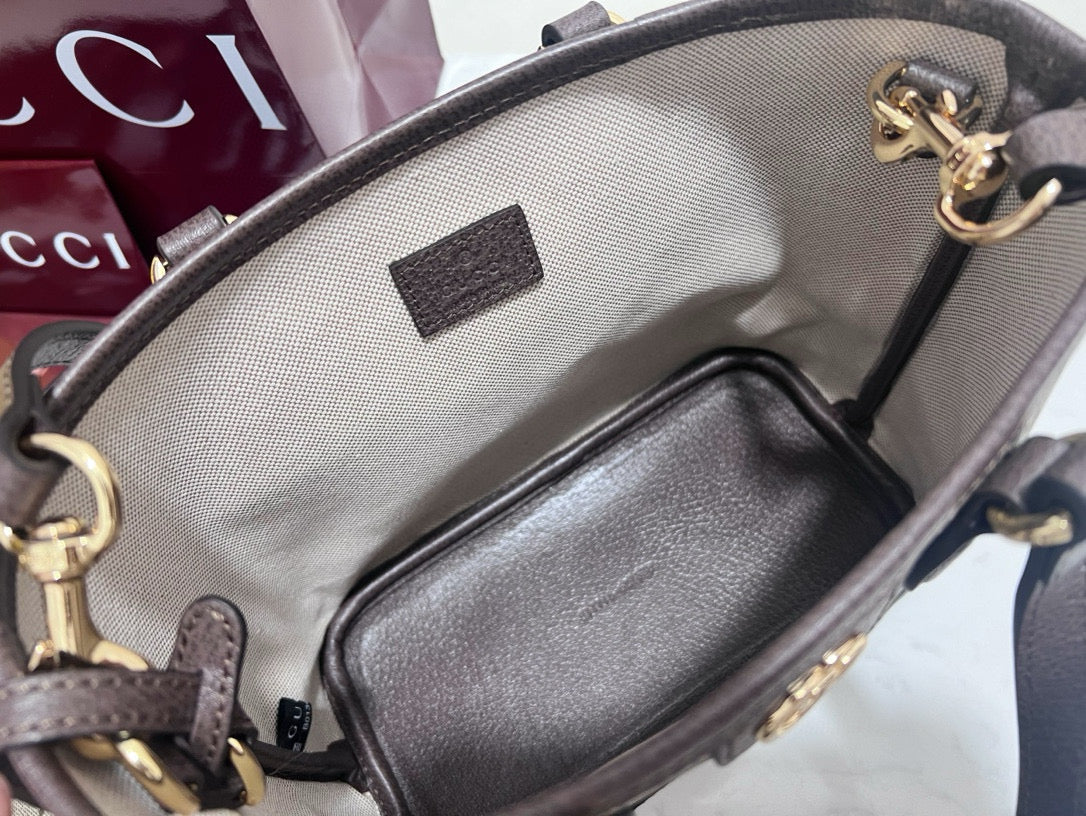 Gucci Bags- Gucci Ophidia Mini Tote Bag Elegant Everyday Designer Handbag