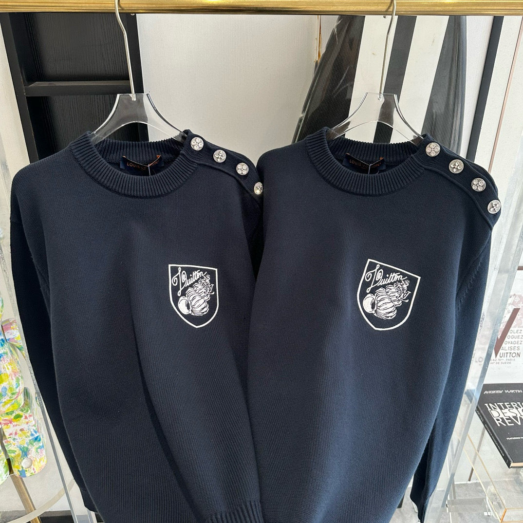 Louis Vuitton Sweaters- Louis Vuitton Lou Jumper Premium Casual Designer Knitwear