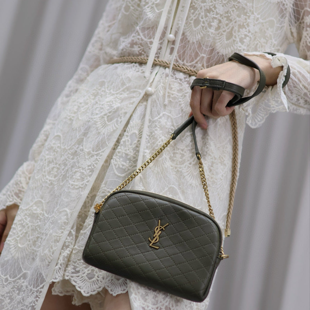 Saint Laurent Bags- Saint Laurent Gaby Pouch Elegant Everyday Designer Handbag