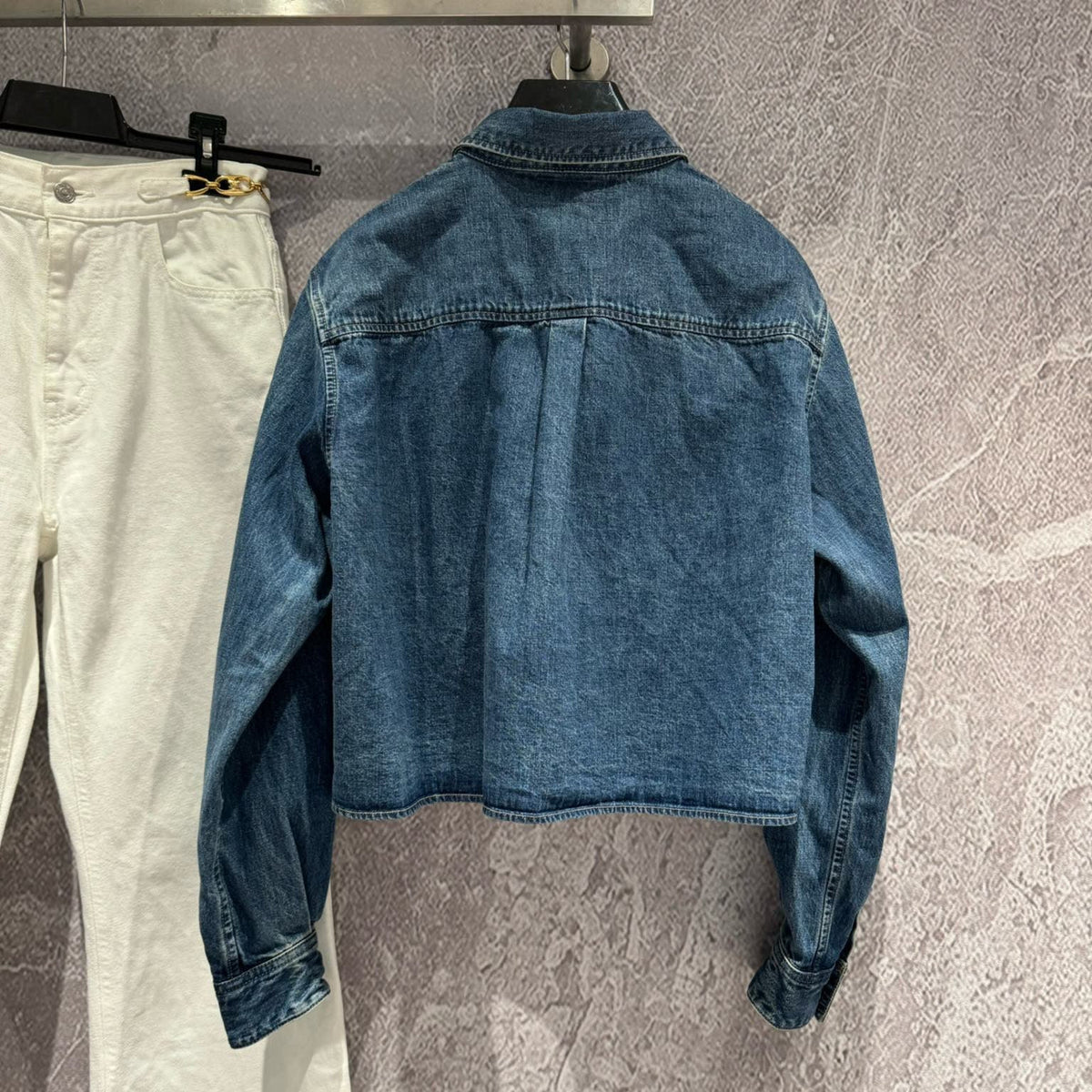 Tops- Miu M Denim Shirt Premium Designer Casual Top