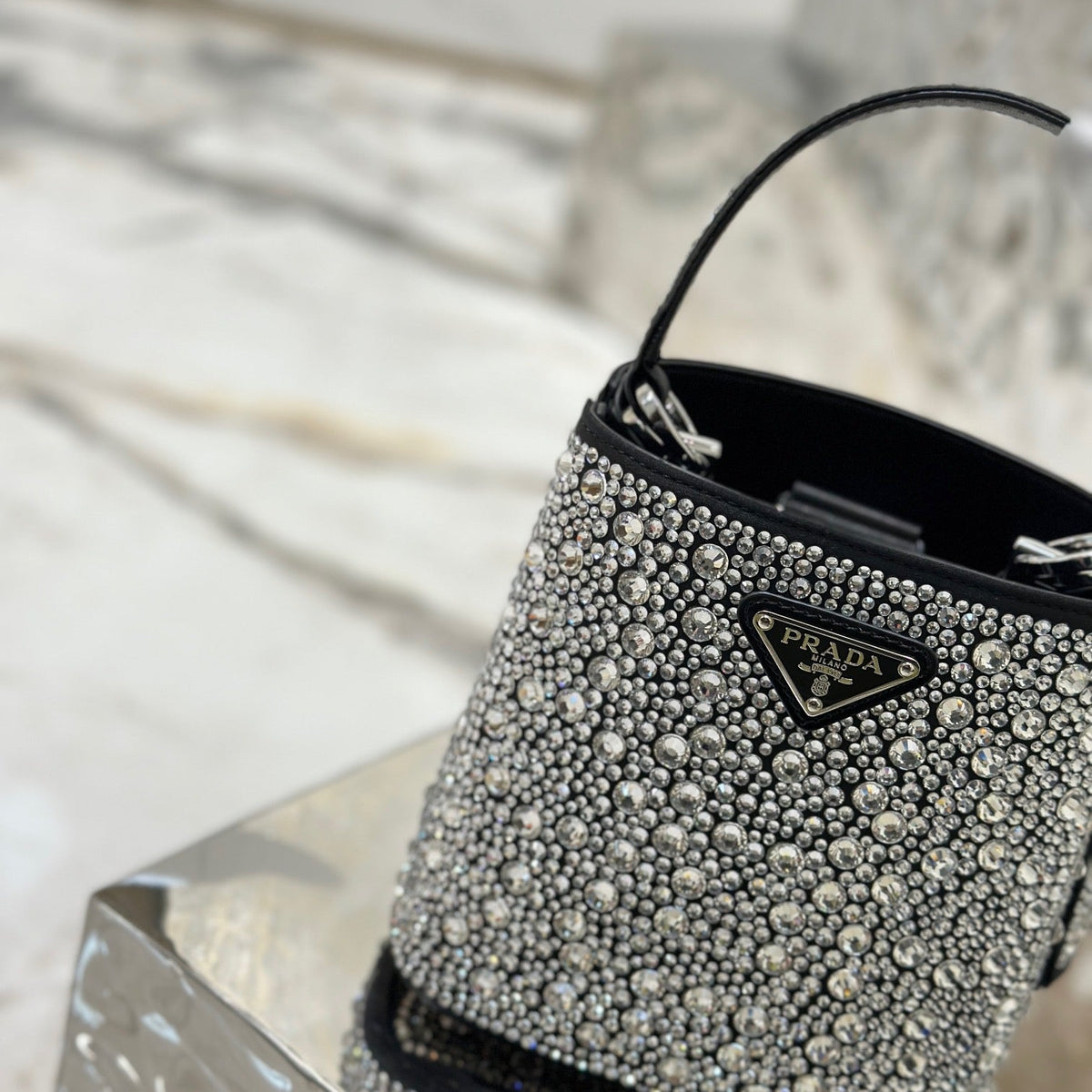 Bags- Pd Panier Satin Bag Luxury Designer Leather Handbag