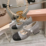 Miu Miu luxury shoes detail shot