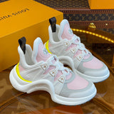 Louis Vuitton Black Slip-On Sneakers - Angled View