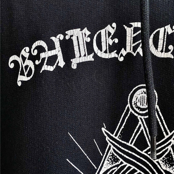 Close-up of Balenciaga designer clothing craftsmanship