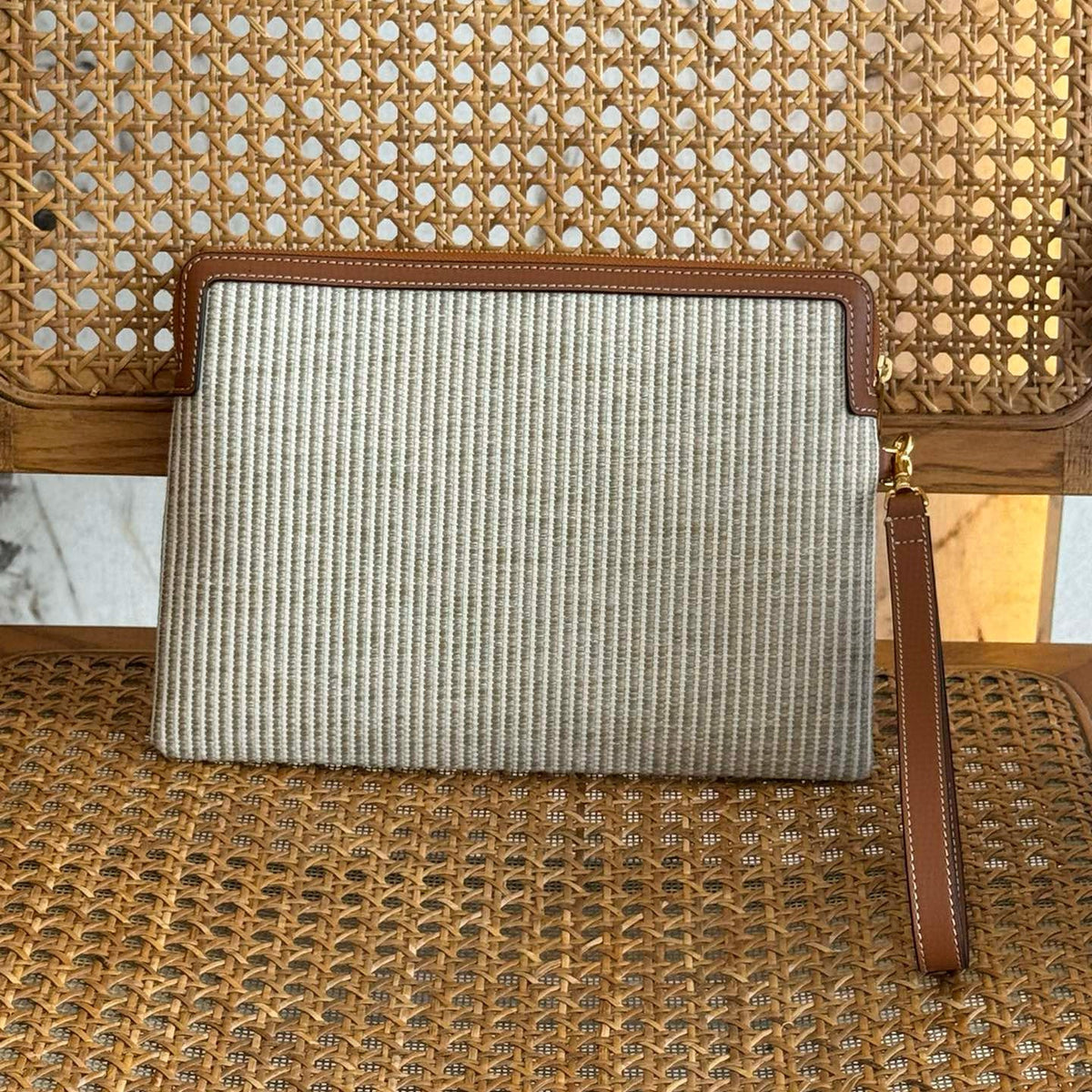 Bags- Cel Small Pouch With Strap Luxury Designer Leather Handbag