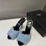 Saint Laurent shoes front view designer style