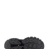 Close-up of Balenciaga sneakers hardware and fine stitching