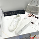 Givenchy Black Pointed-Toe Flats - Close-Up Texture View