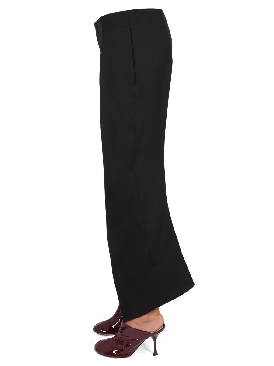 Bottega Veneta premium pants detail and craftsmanship close-up