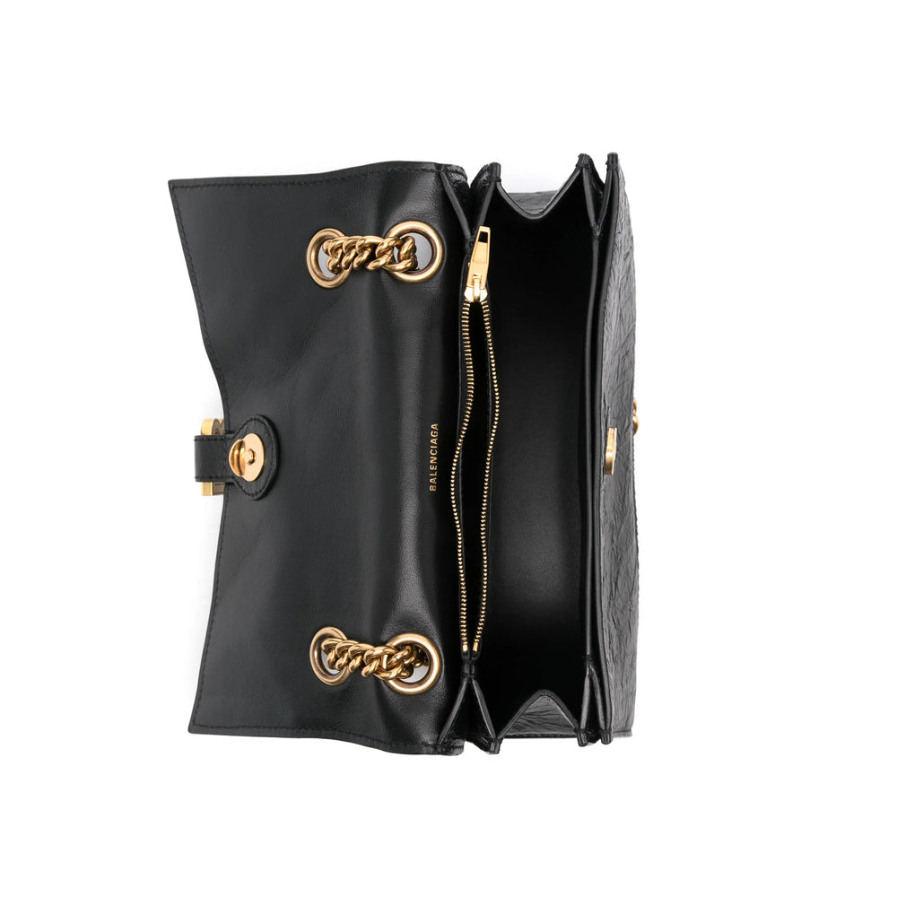 Balenciaga Bags? Balenciaga Black Shoulder Bags Women Luxury Designer Leather Handbag