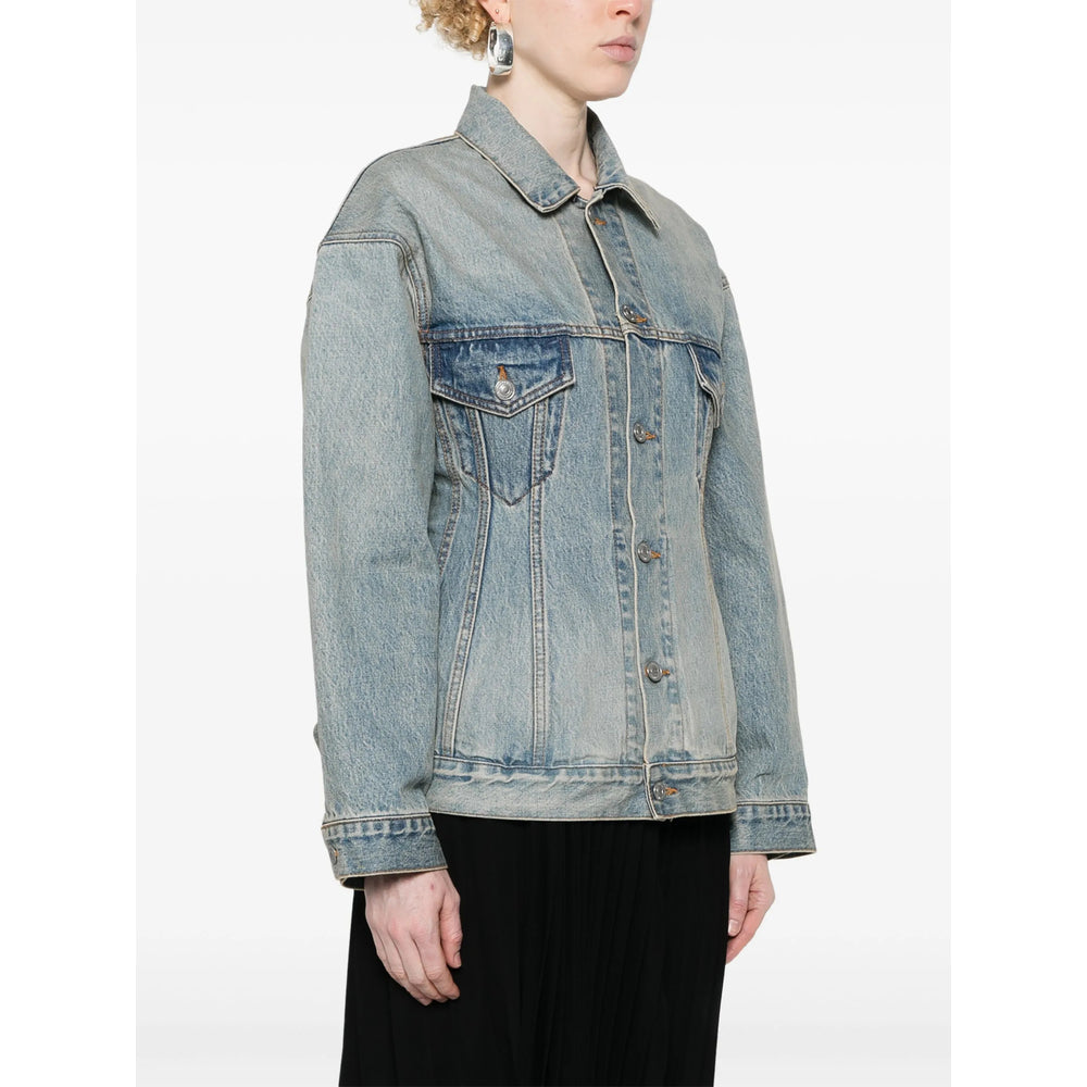 Balenciaga Jackets- Balenciaga Blue Jackets - Denim Jackets Women Stylish Everyday Designer Outerwear