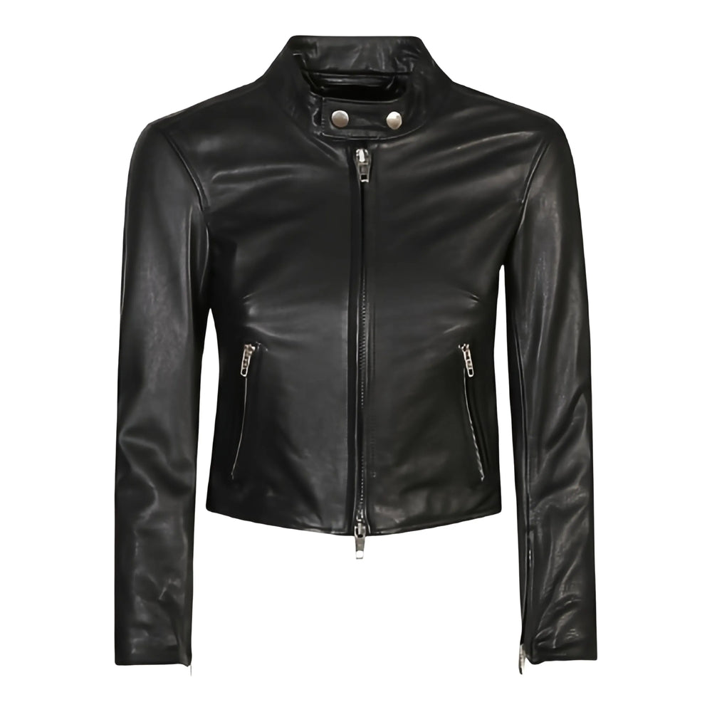 Balenciaga Jackets- Balenciaga Black Jackets - Leather Jackets Women Stylish Everyday Designer Outerwear