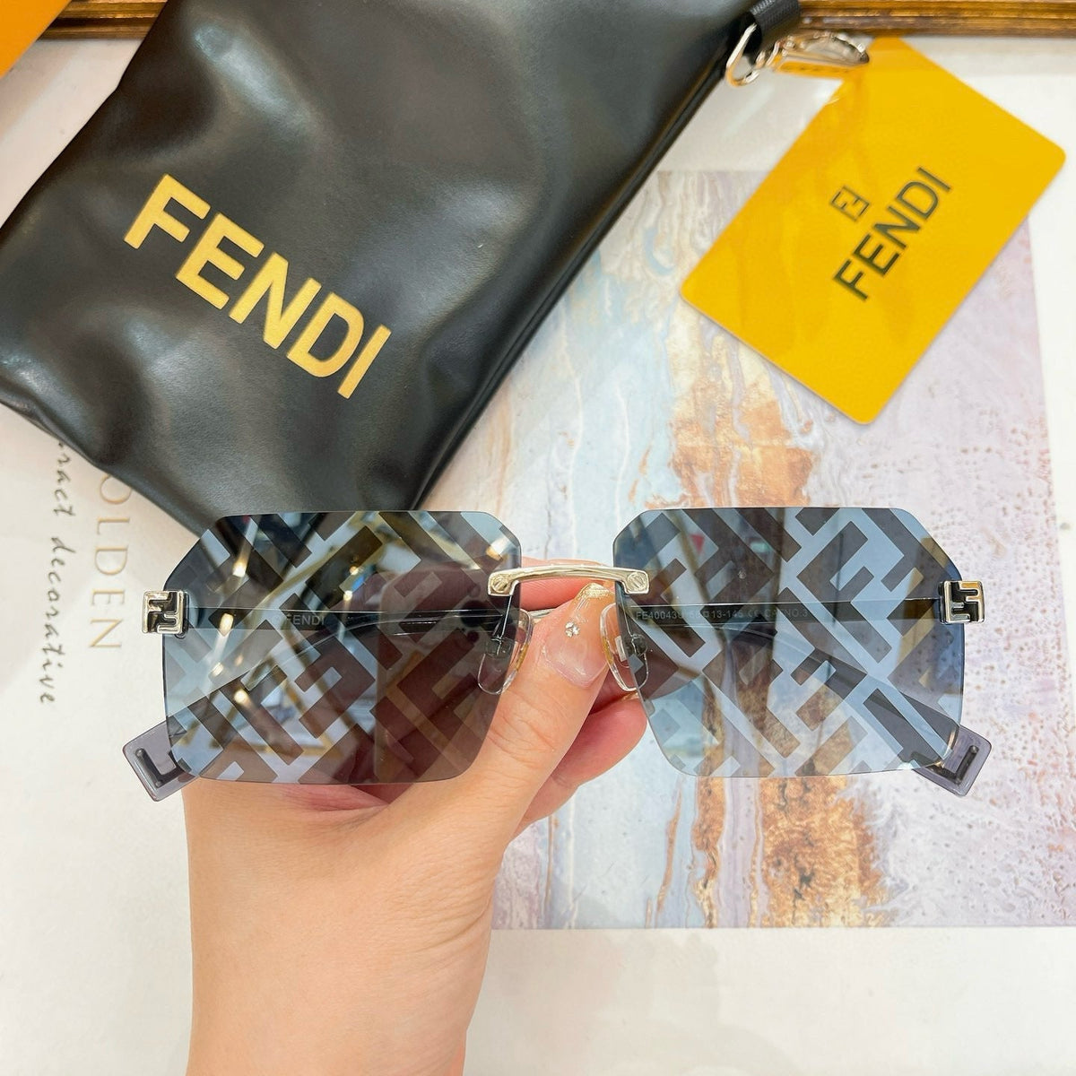 Sunglasses- Fen Sunglasses Luxury Designer UV Sunglasses