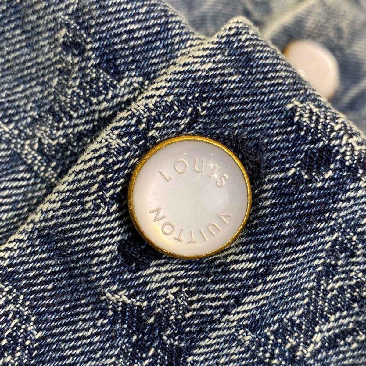 Louis Vuitton Tops- Louis Vuitton Lou Denim Shirt Premium Designer Casual Top