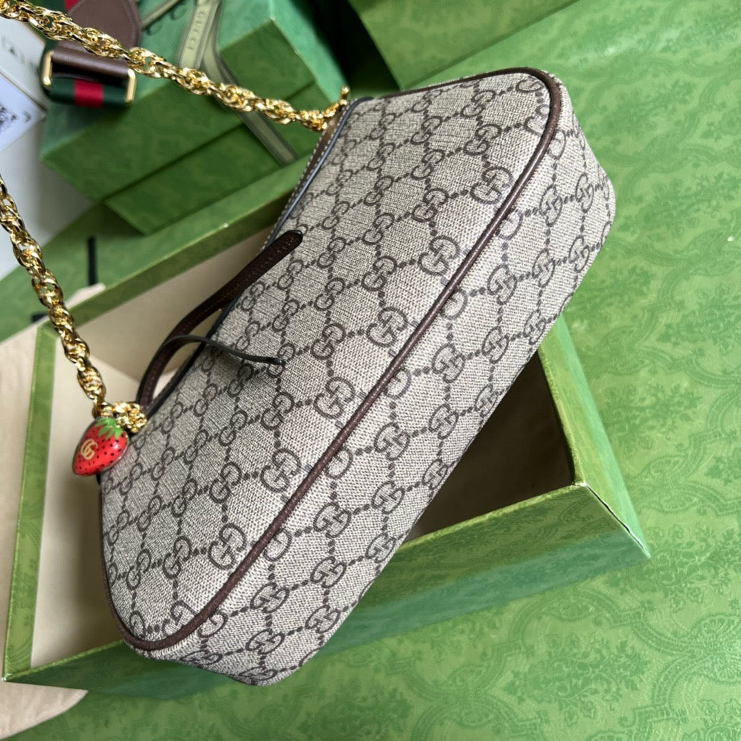 Gucci Ophidia Small Shoulder Bag detail shot – designer craftsmanship and quality