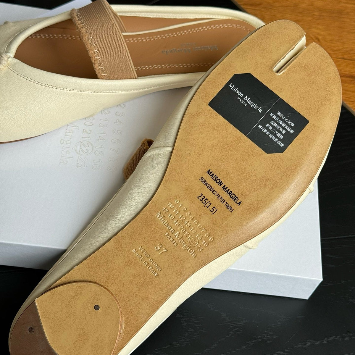 Shoes- Maison M Tabi Ballet Flats Comfortable Everyday Designer Shoes
