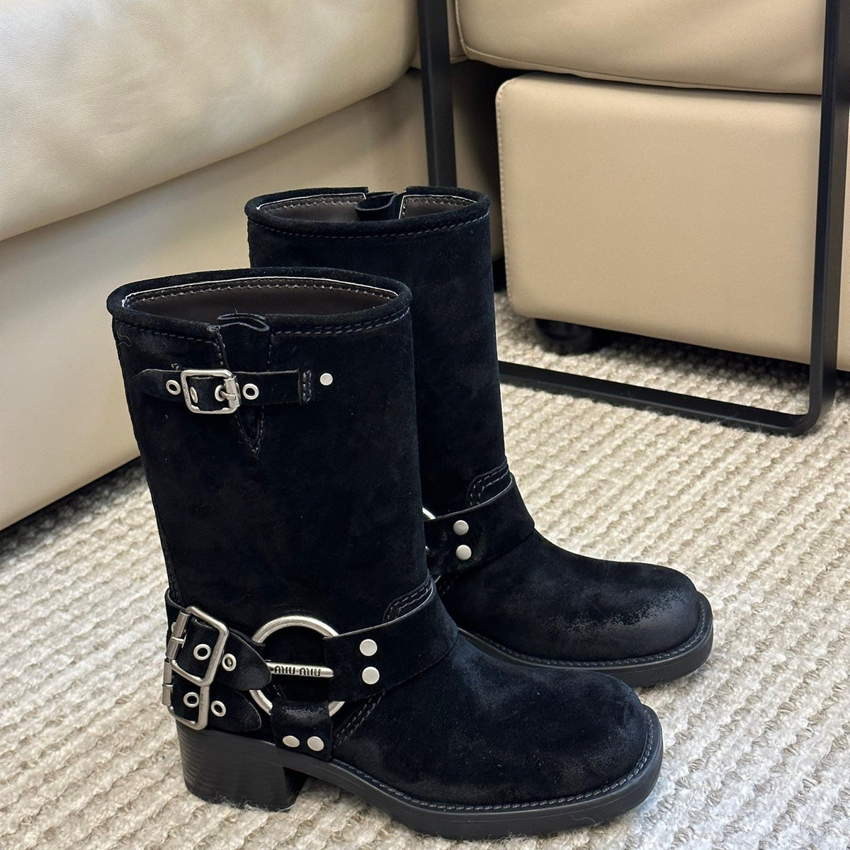 Shoes? Miu M Boots Luxury Lifestyle Designer Footwear
