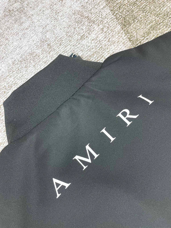 Close-up of Amiri hoodie craftsmanship