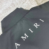 Close-up of Amiri hoodie craftsmanship