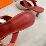 Hermes shoes Style 374 - top view showing design