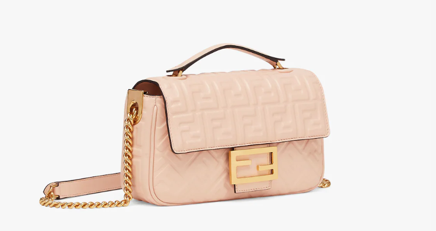 Fendi Bags? Fendi Baguette Chain Midi Nappa leather Bag Premium Designer Shoulder Bag