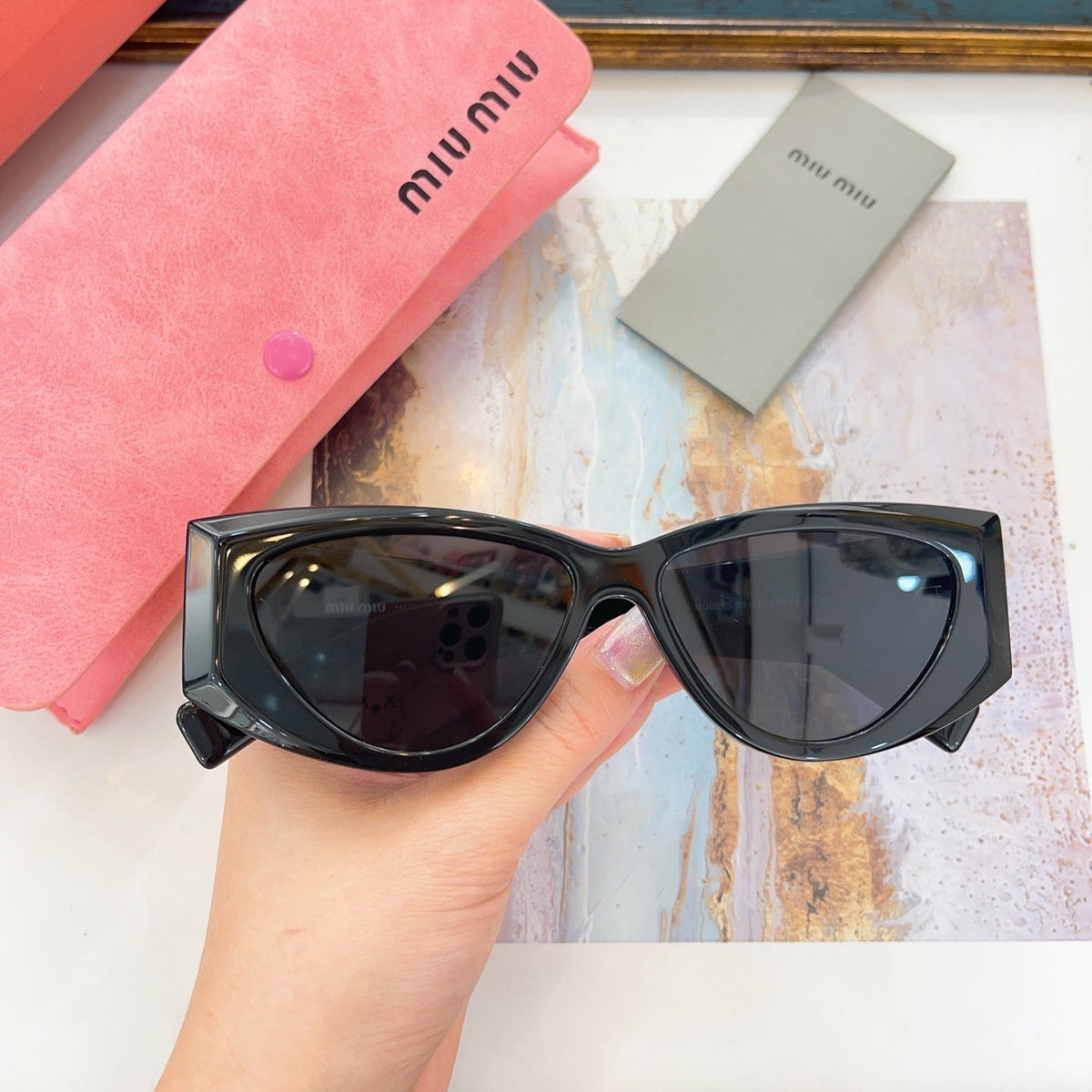 Sunglasses- Miu M Sunglasses Luxury Designer UV Sunglasses