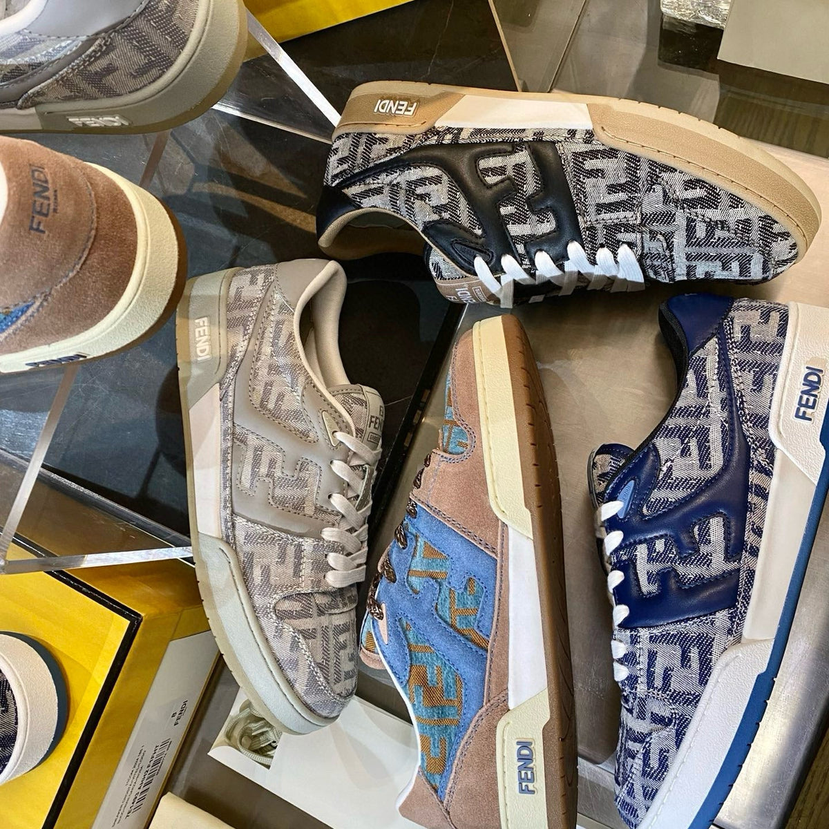 Shoes- Fen Match Sneaker Premium Designer Casual Shoes