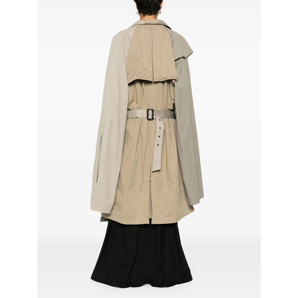 Balenciaga Jackets? Balenciaga Neutrals Coats - Trench & Raincoats Women Premium Casual Designer Jacket