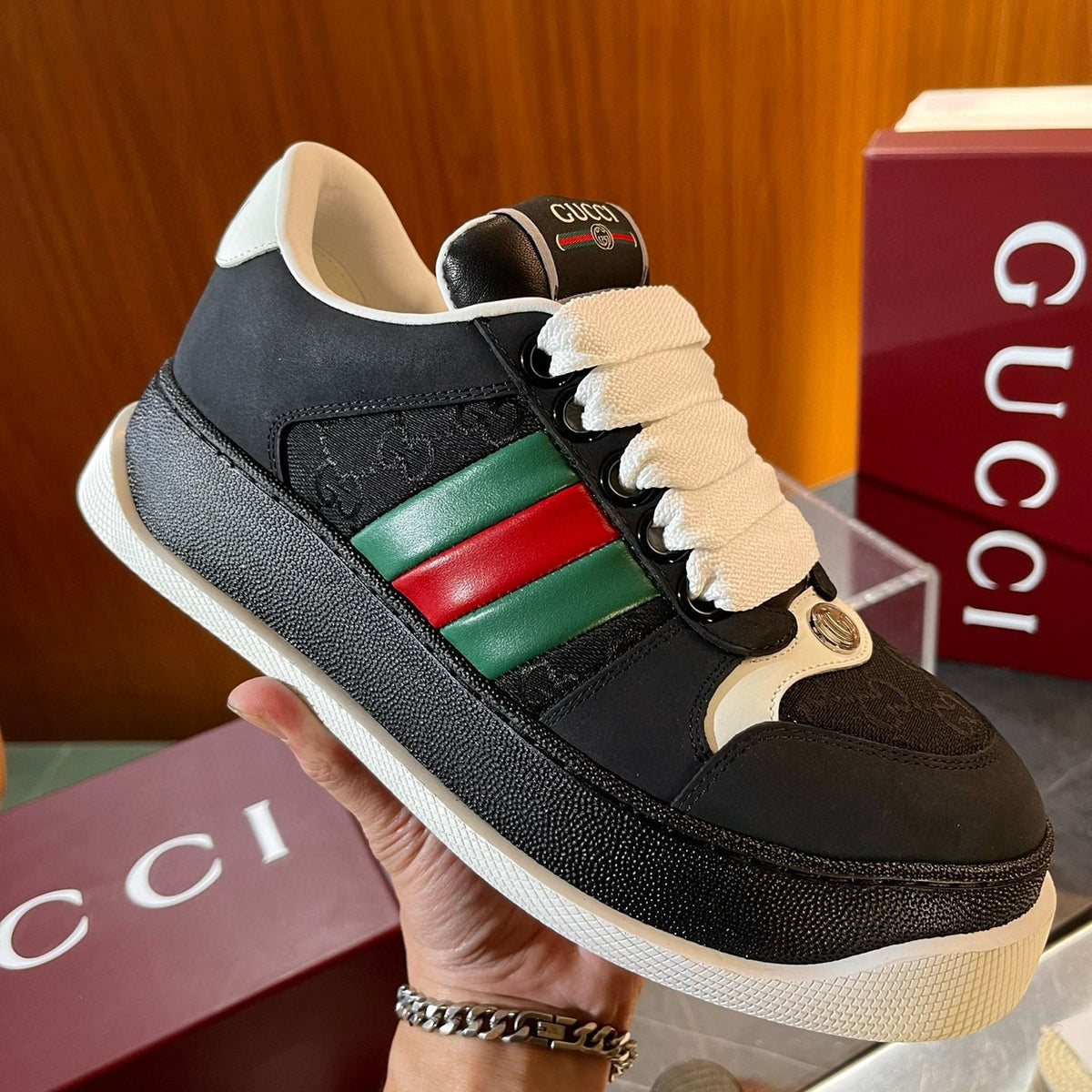 Gucci Shoes- Gucci Screener Trainers Comfortable Everyday Designer Shoes