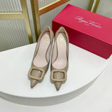 Roger Vivier luxury shoes detail shot