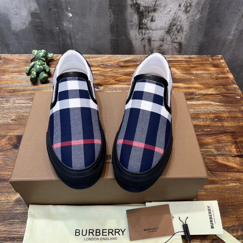 Burberry Red High-Top Sneakers - Lifestyle Styling Shot