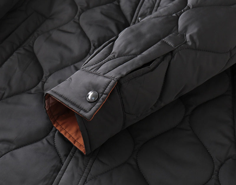 Close-up of Burberry designer clothing craftsmanship