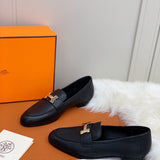 Hermes shoes Style 387 - logo and branding close-up (alternate angle)