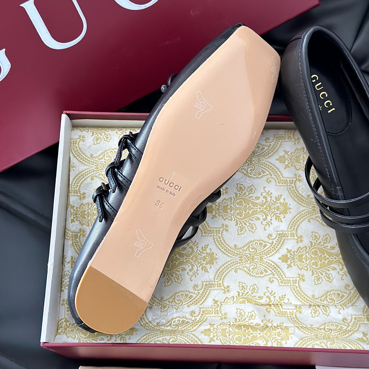 Gucci Shoes- Gucci Ballet Flats Premium Designer Casual Shoes