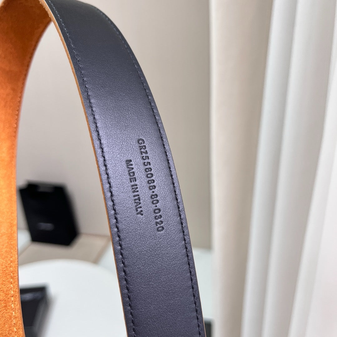 Saint Laurent Belts- Saint Laurent Belt 3 Cm Premium Leather Designer Belt