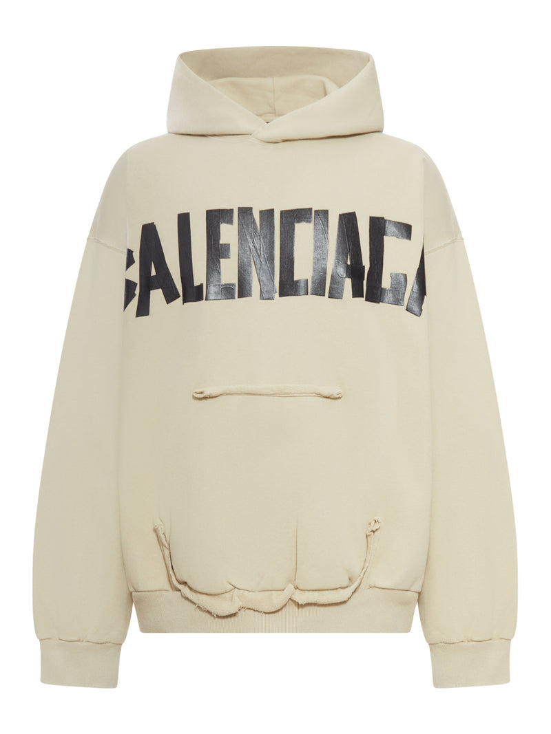 Balenciaga Hoodies? Balenciaga Men Hoodie With Ripped Pocket Comfortable Luxury Streetwear Hoodie