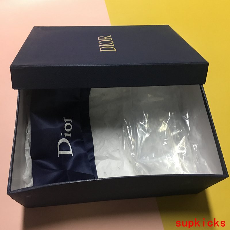 Dior shoes Style 037 - packaging and accessories (alternate angle)