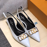 Louis Vuitton designer shoes full view